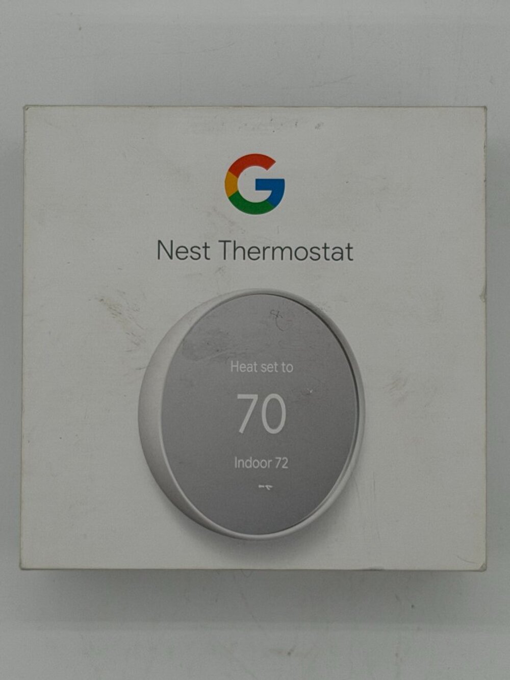 Google Nest Thermostat Snow Smart WiFi Programmable Thermostat GA01334-US
